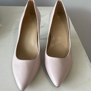 Michael Kors baby pink pumps
